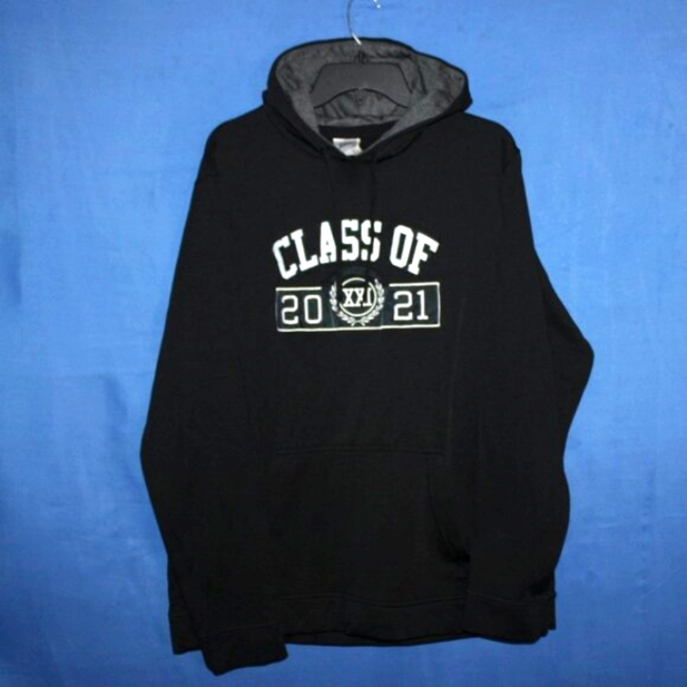 Jostens Class of 2021 Graphic Hoodie Black Large